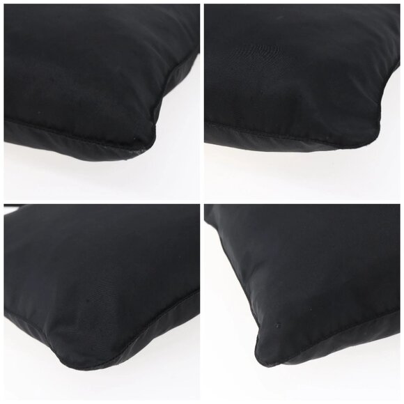 PRADA Shoulder Bag Nylon Black Silver Auth - Picture 16 of 16